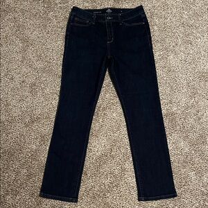 St. John's Bay Women's Straight Leg Dark Blue Jeans size 10